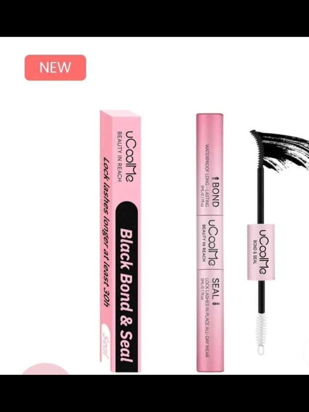 Ucoolme Black Bond & Seal Waterproof Lash Adhesive